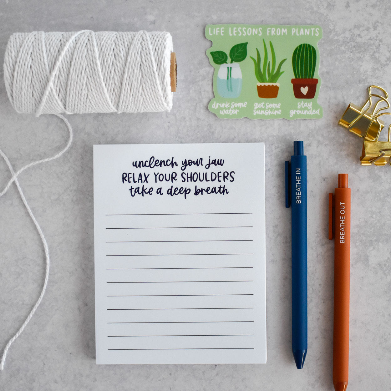 Self Care Reminders Notepad