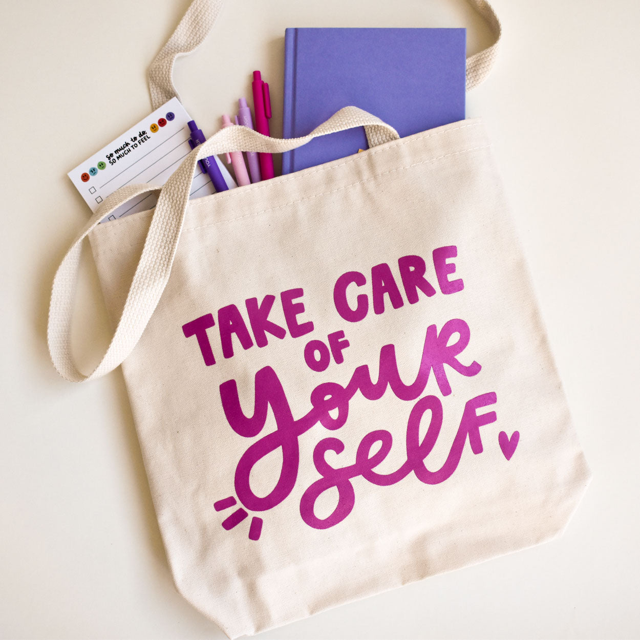 Take Care Of Yourself Tote Bag