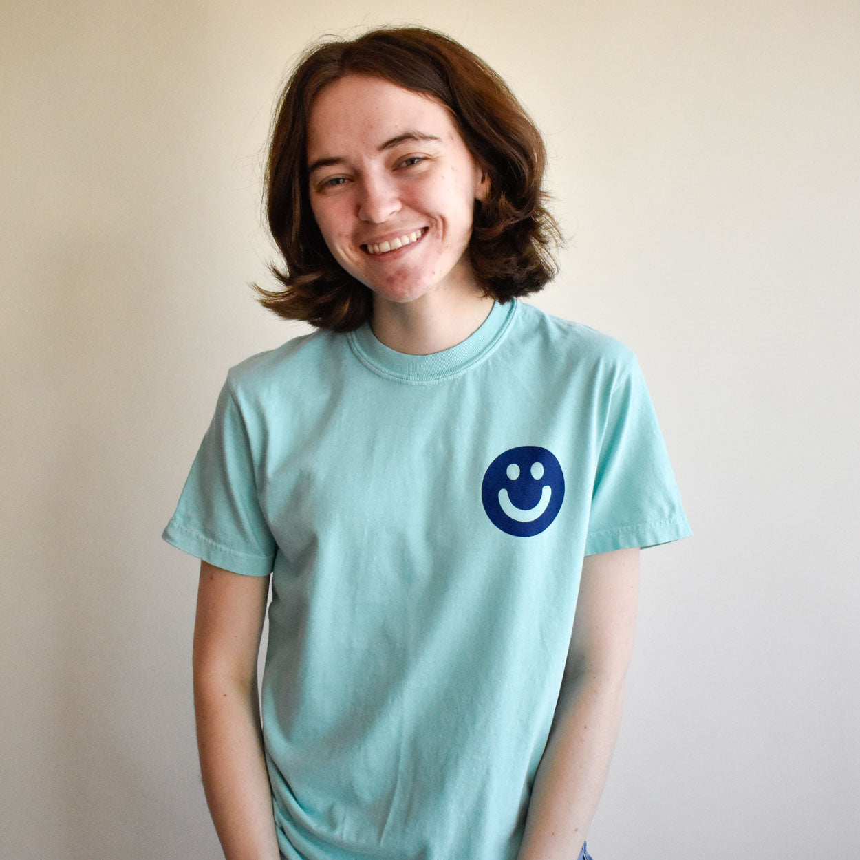 Happy You're Here Tee (Chalky Mint)