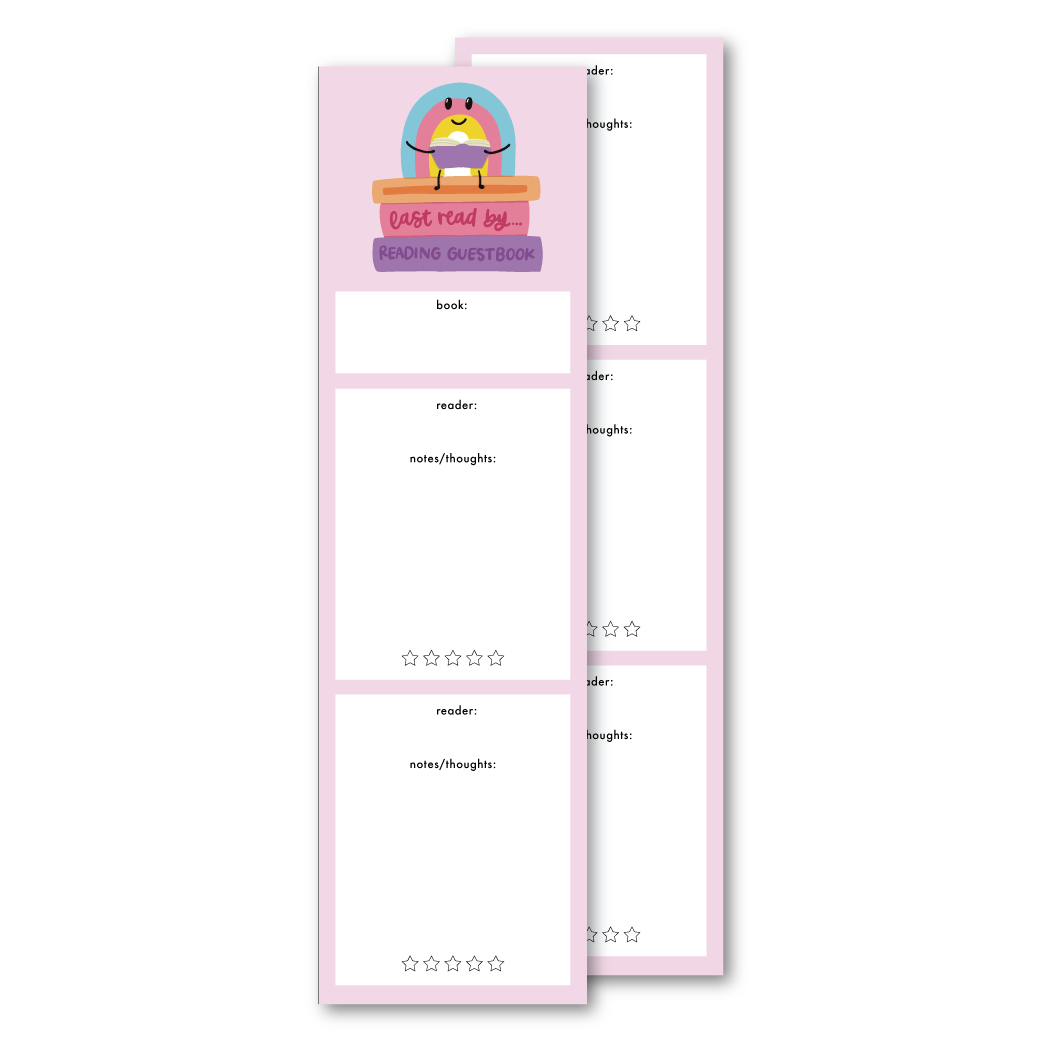 Last Read By Bookmark Notepad