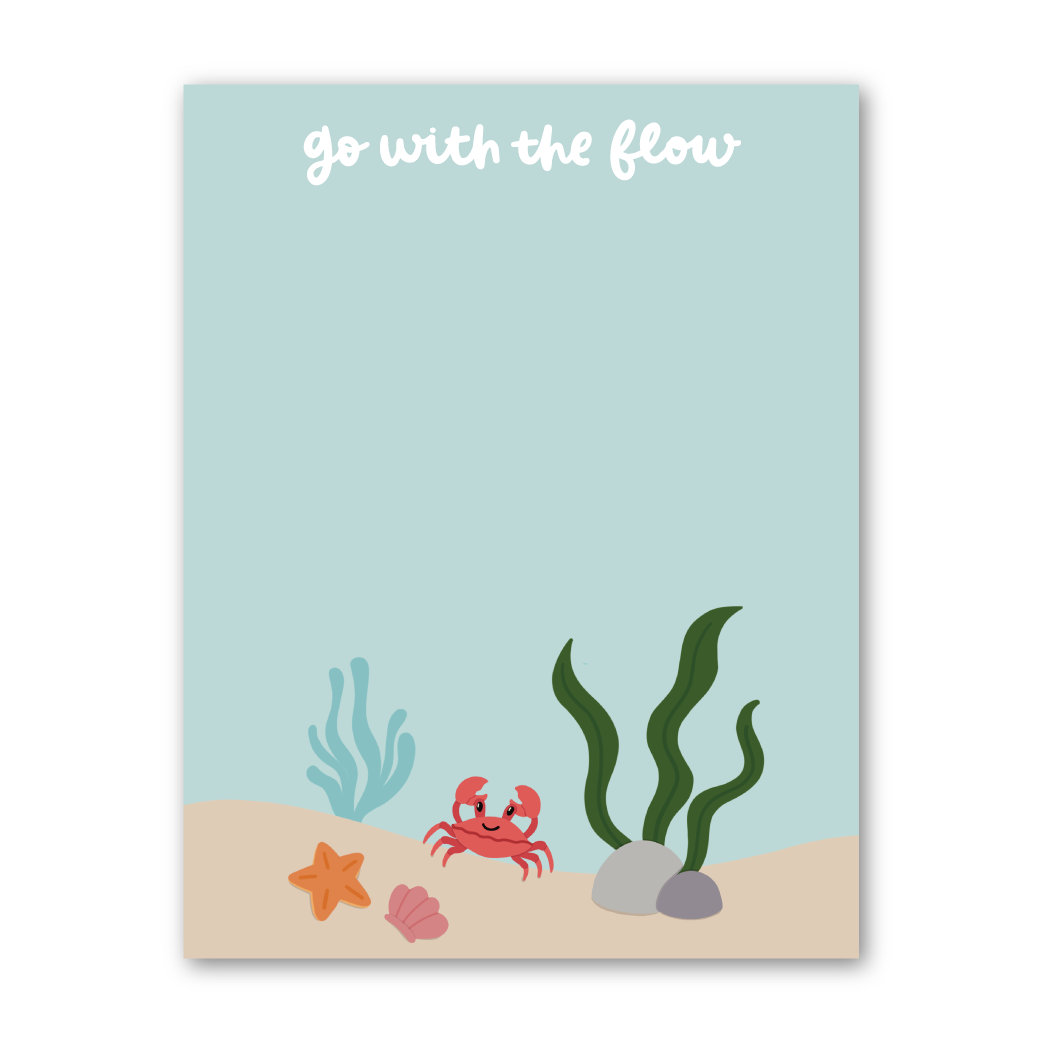 Go With The Flow Notepad