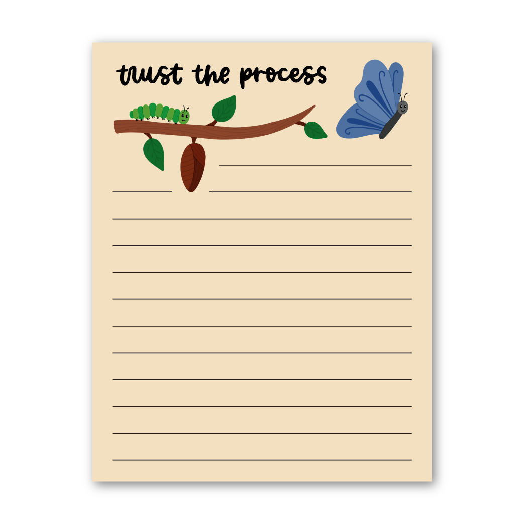 Trust The Process Notepad