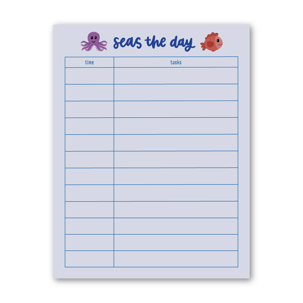 Seas The Day Notepad