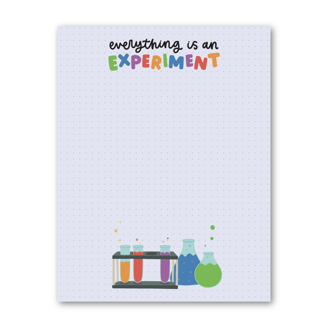 Everything Is An Experiment Notepad