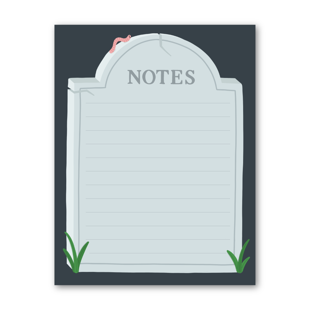 Graveyard Notes Notepad