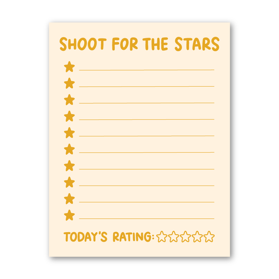 Shoot for the Stars Notepad
