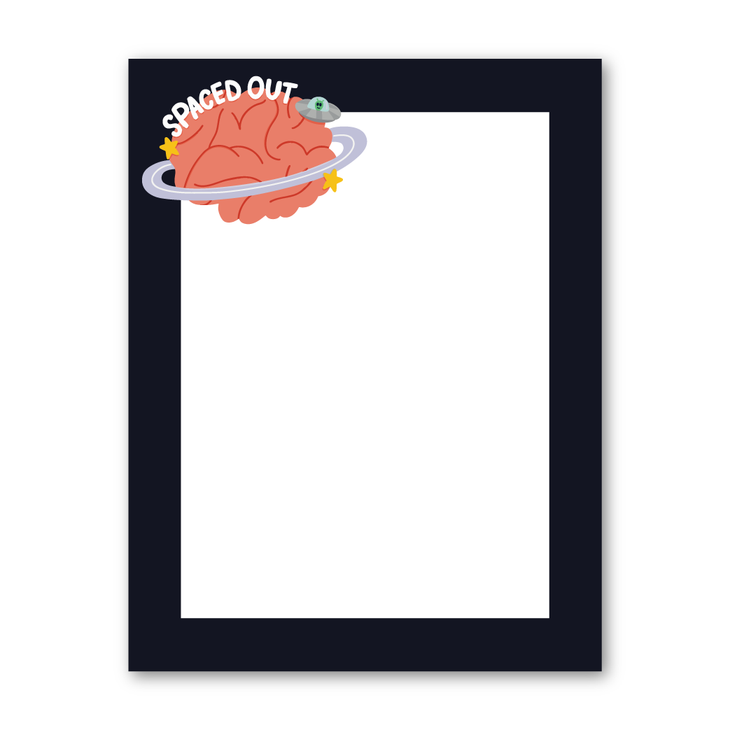 Spaced Out Notepad