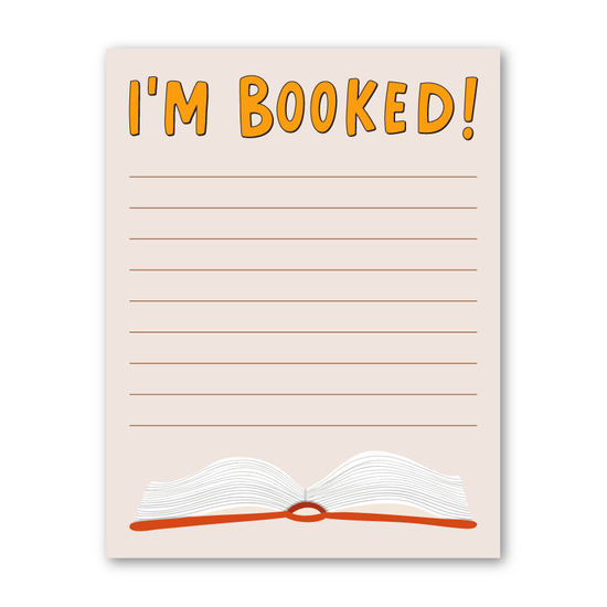 I’m Booked Notepad