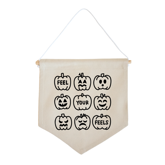 Feel Your Feels Jack-O-Lantern Banner