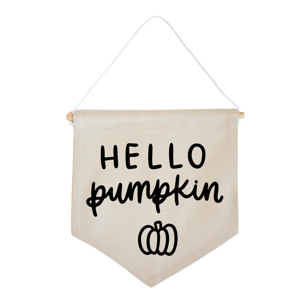 Hello Pumpkin Banner