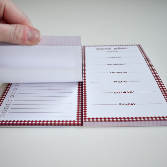 Meal & Grocery 2-in-1 Notepad