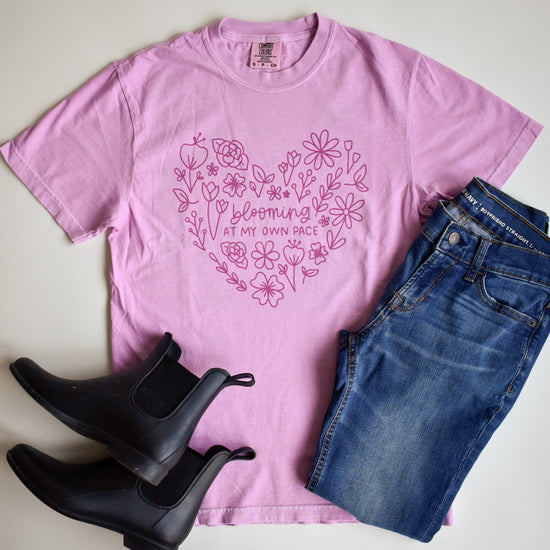 Blooming At My Own Pace Tee