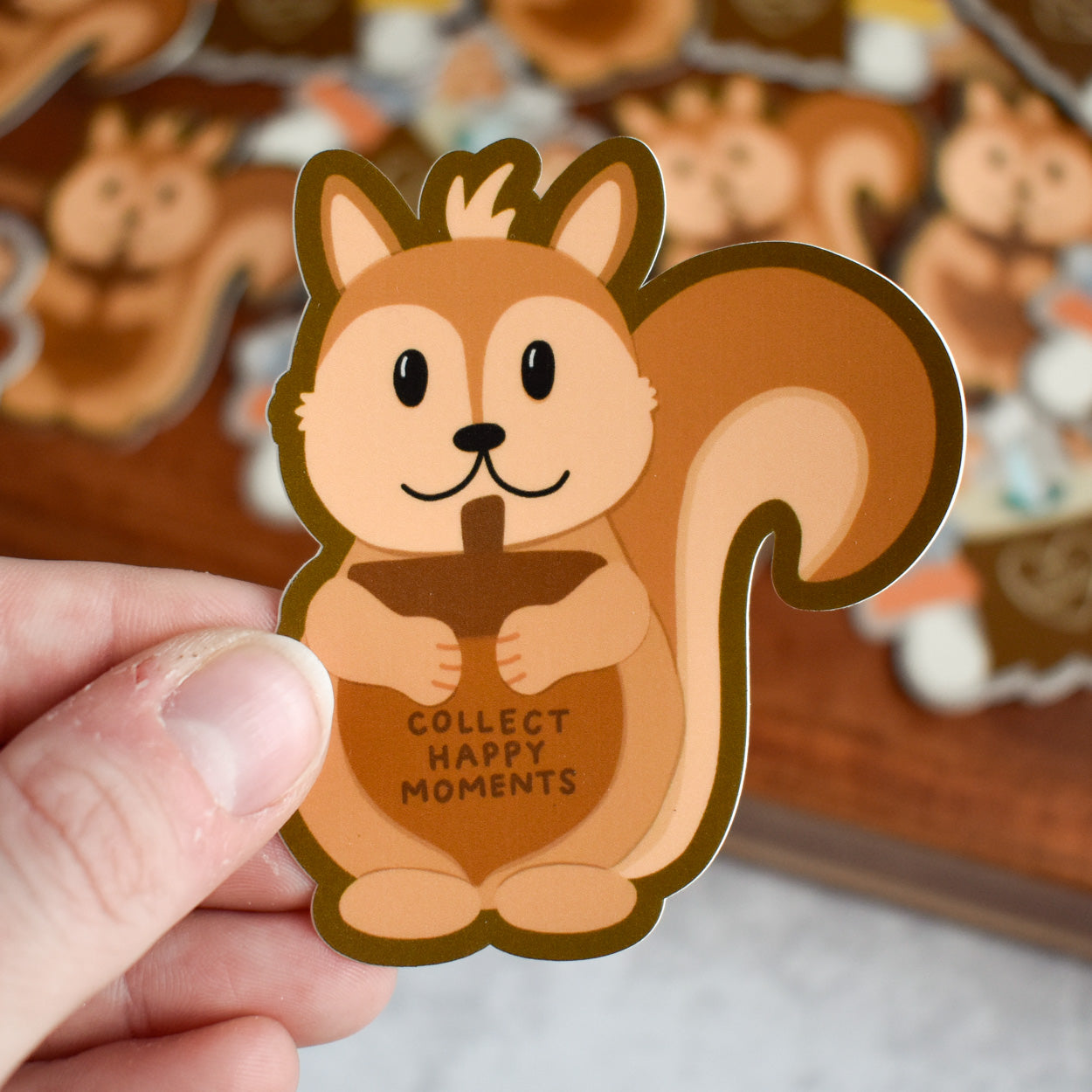 Collect Happy Moments Squirrel Sticker