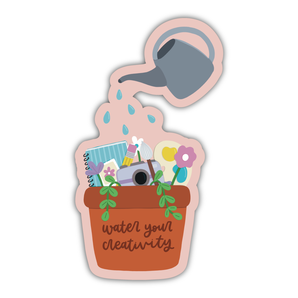 Water Your Creativity Sticker