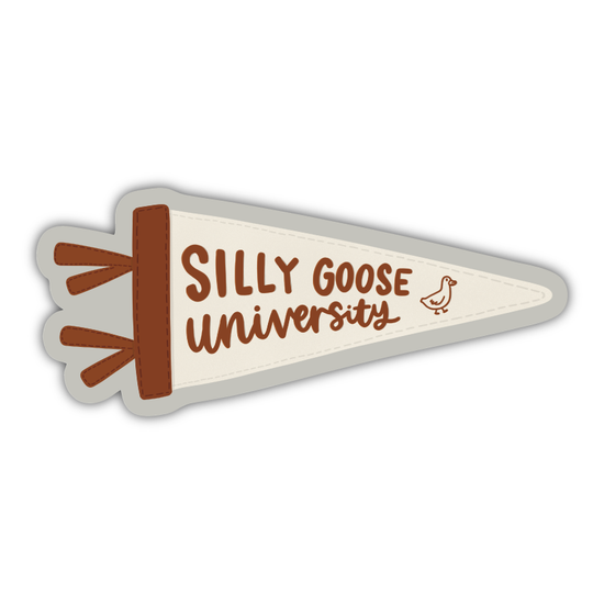 Silly Goose University Sticker