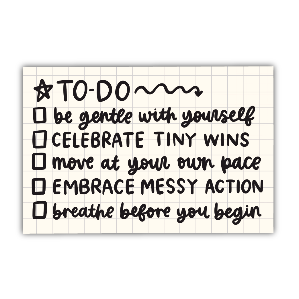 Gentle To-Do List Sticker