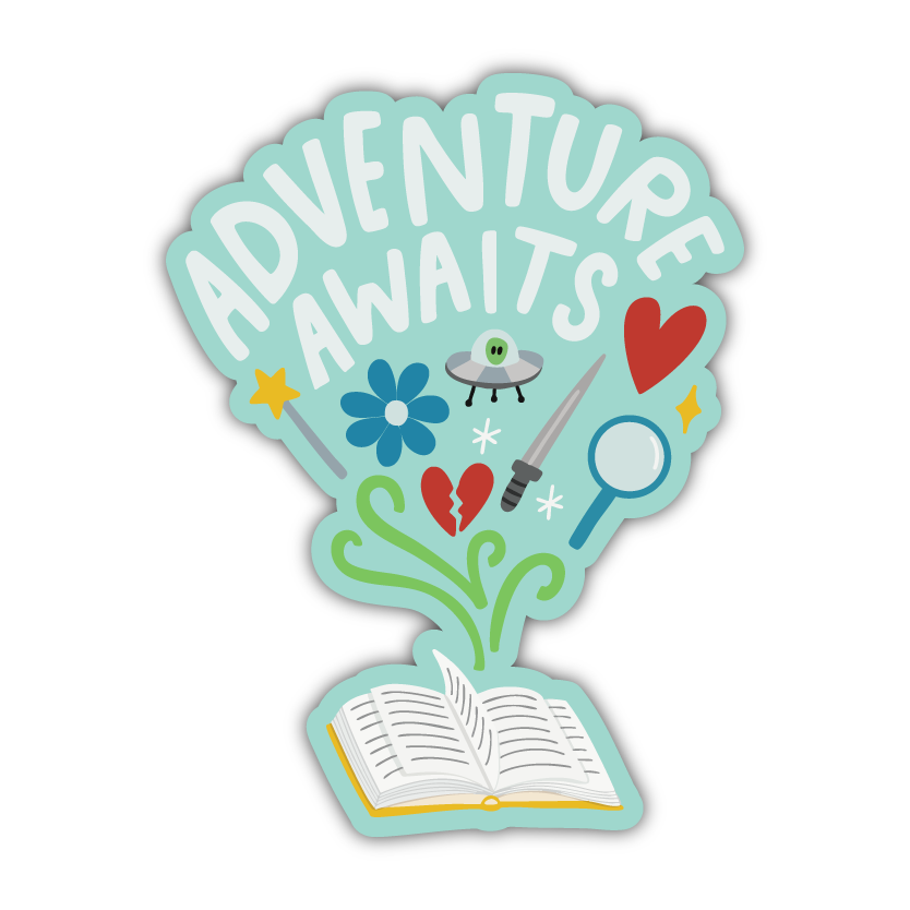 Adventure Awaits Sticker