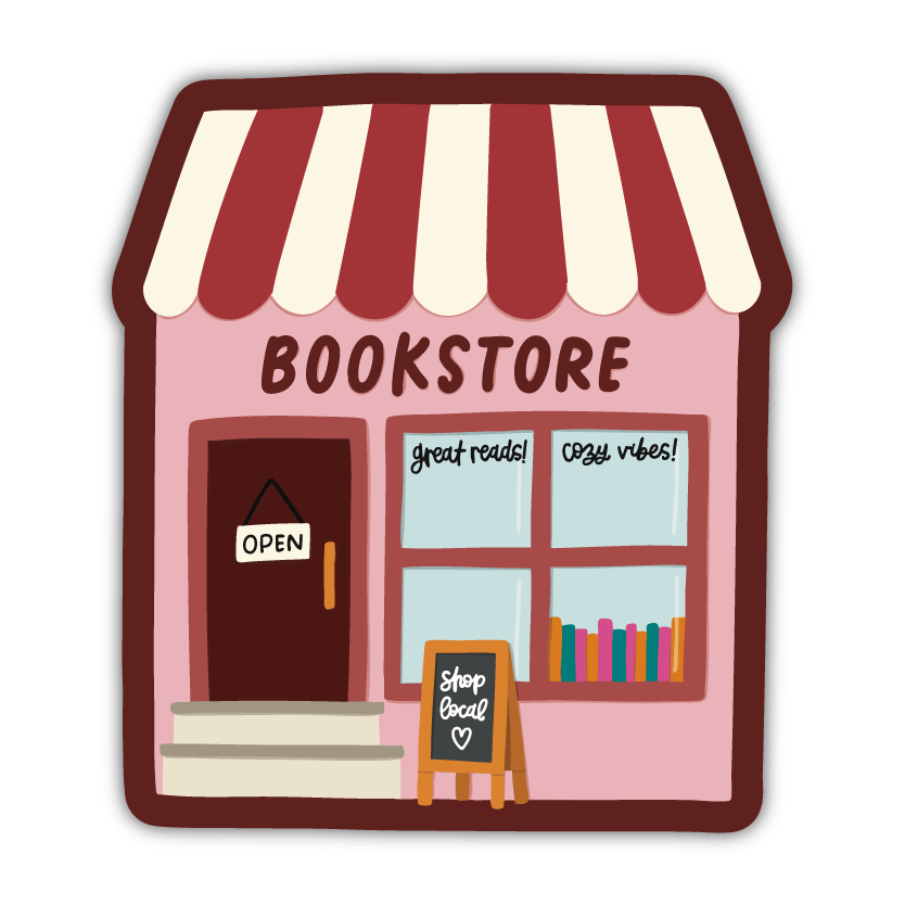 Bookstore Storefront Sticker