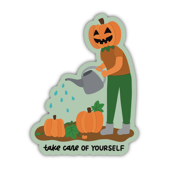 Take Care of Yourself Pumpkin Sticker