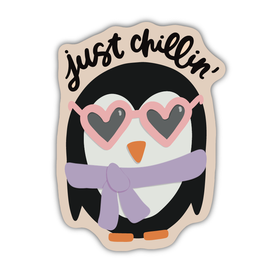 Just Chillin' Sticker