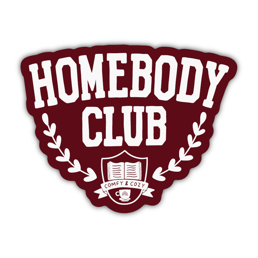 Homebody Club Sticker