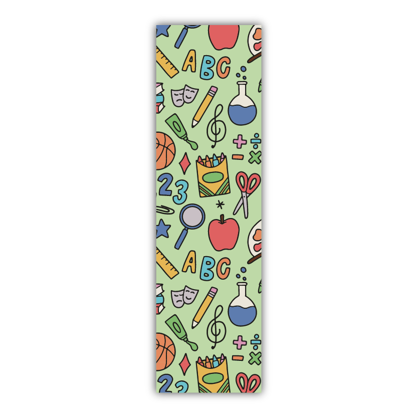 School Pattern Bookmark