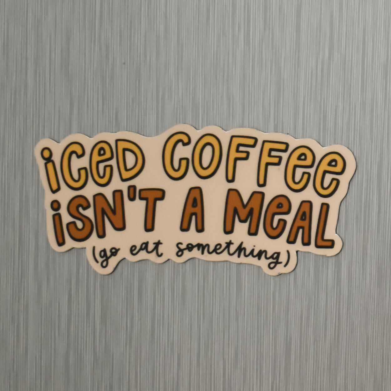 Iced Coffee Isn't A Meal Magnet
