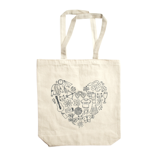 Swiftie Heart Tote Bag