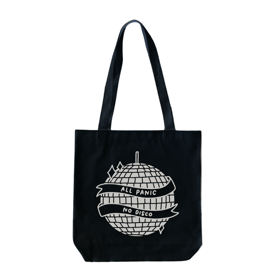 All Panic No Disco Tote Bag