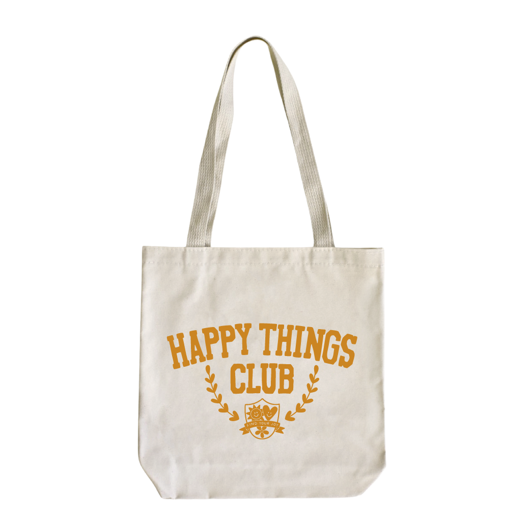 Happy Things Club Tote Bag