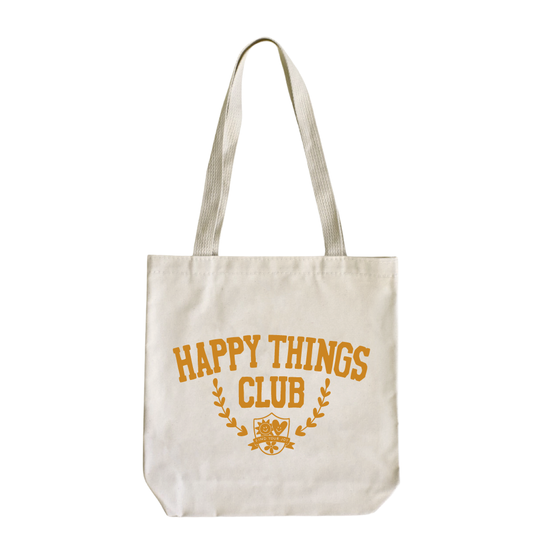 Happy Things Club Tote Bag