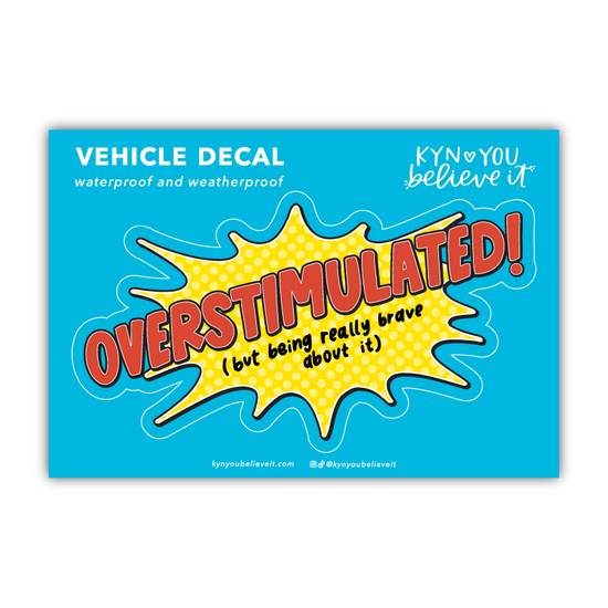 Overstimulated Comic Vehicle Decal