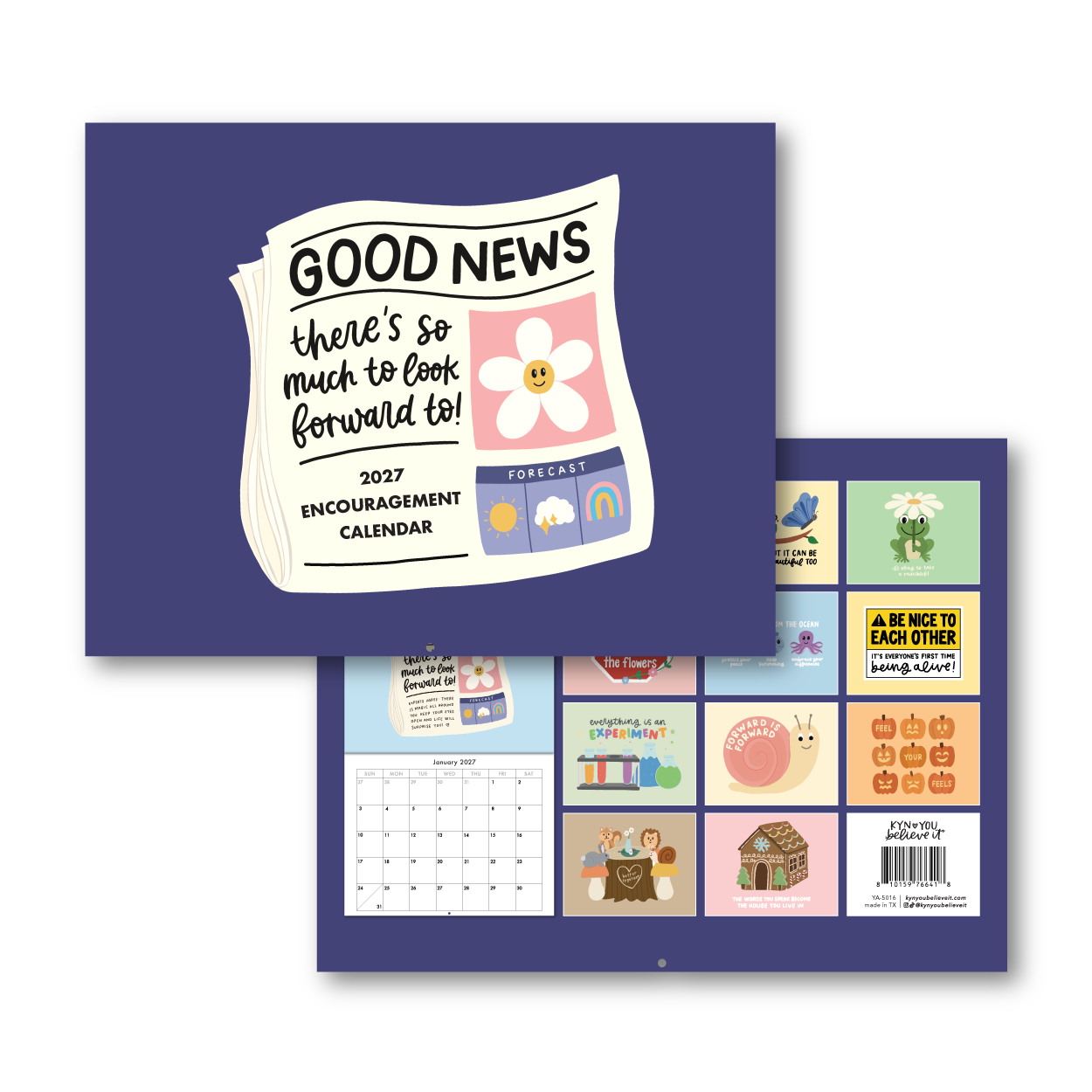 Encouragement 2027 Wall Calendar
