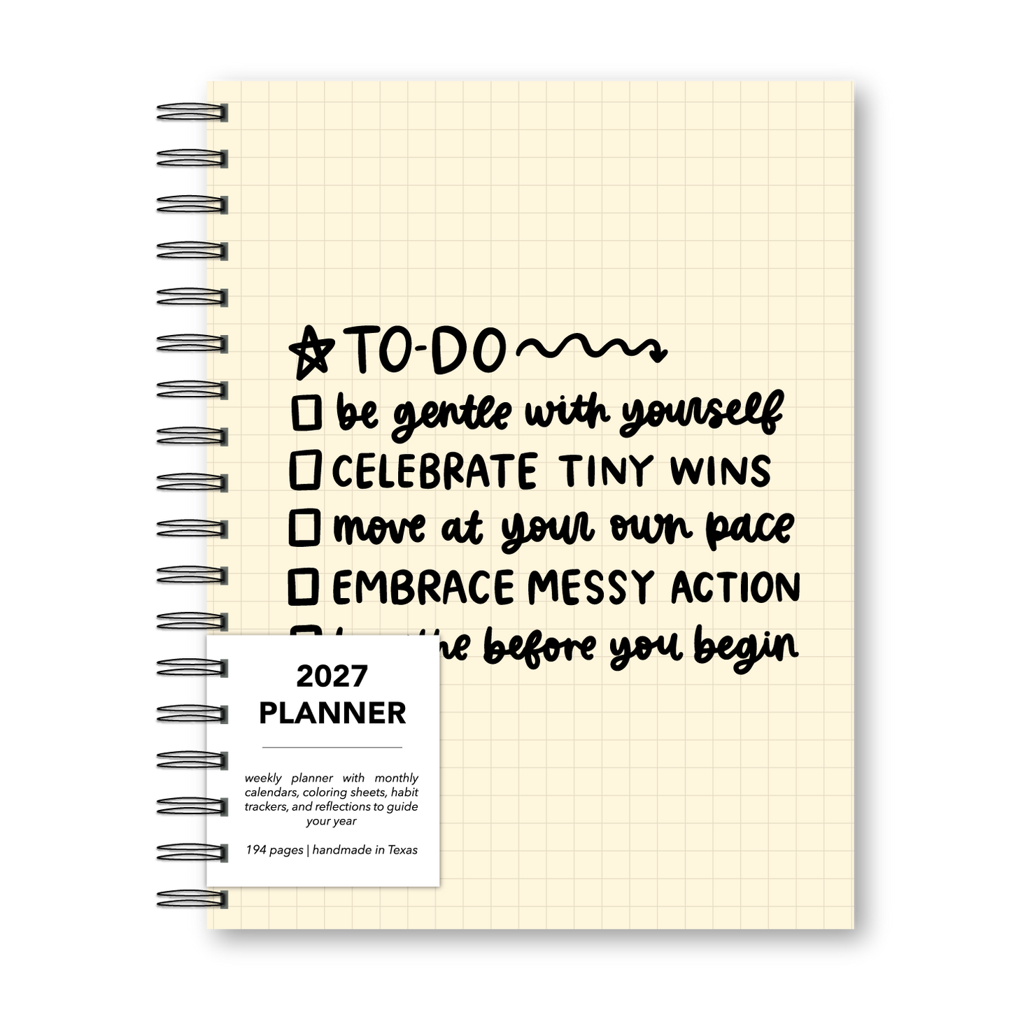 Gentle To-Do List 2027 Planner