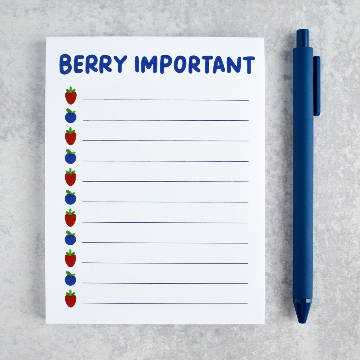 Berry Important Notepad