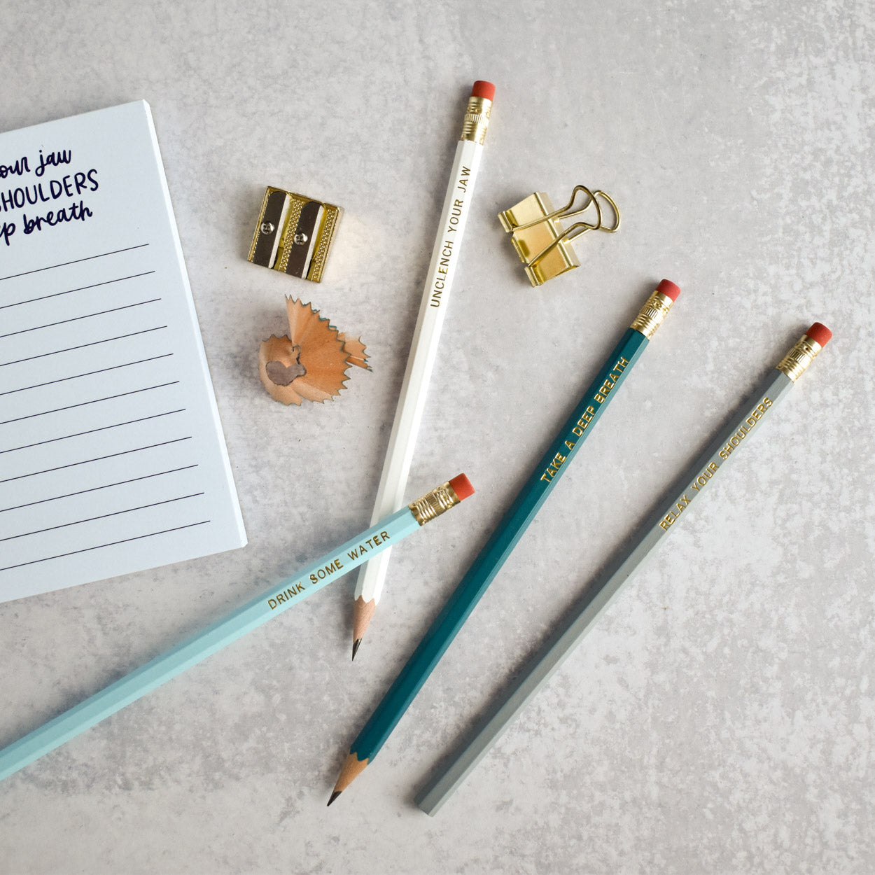 Self Care Reminders Pencil Pack