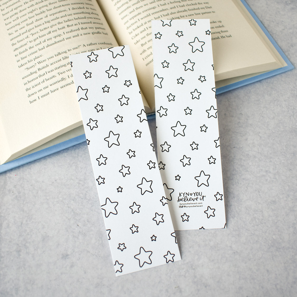 Starry Coloring Bookmark