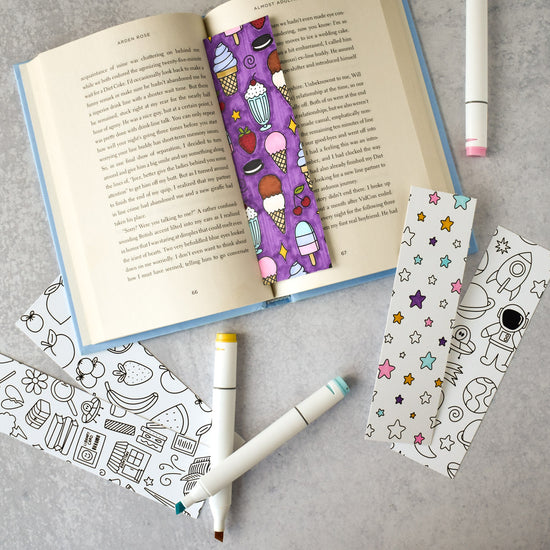 Fruit Medley Coloring Bookmark
