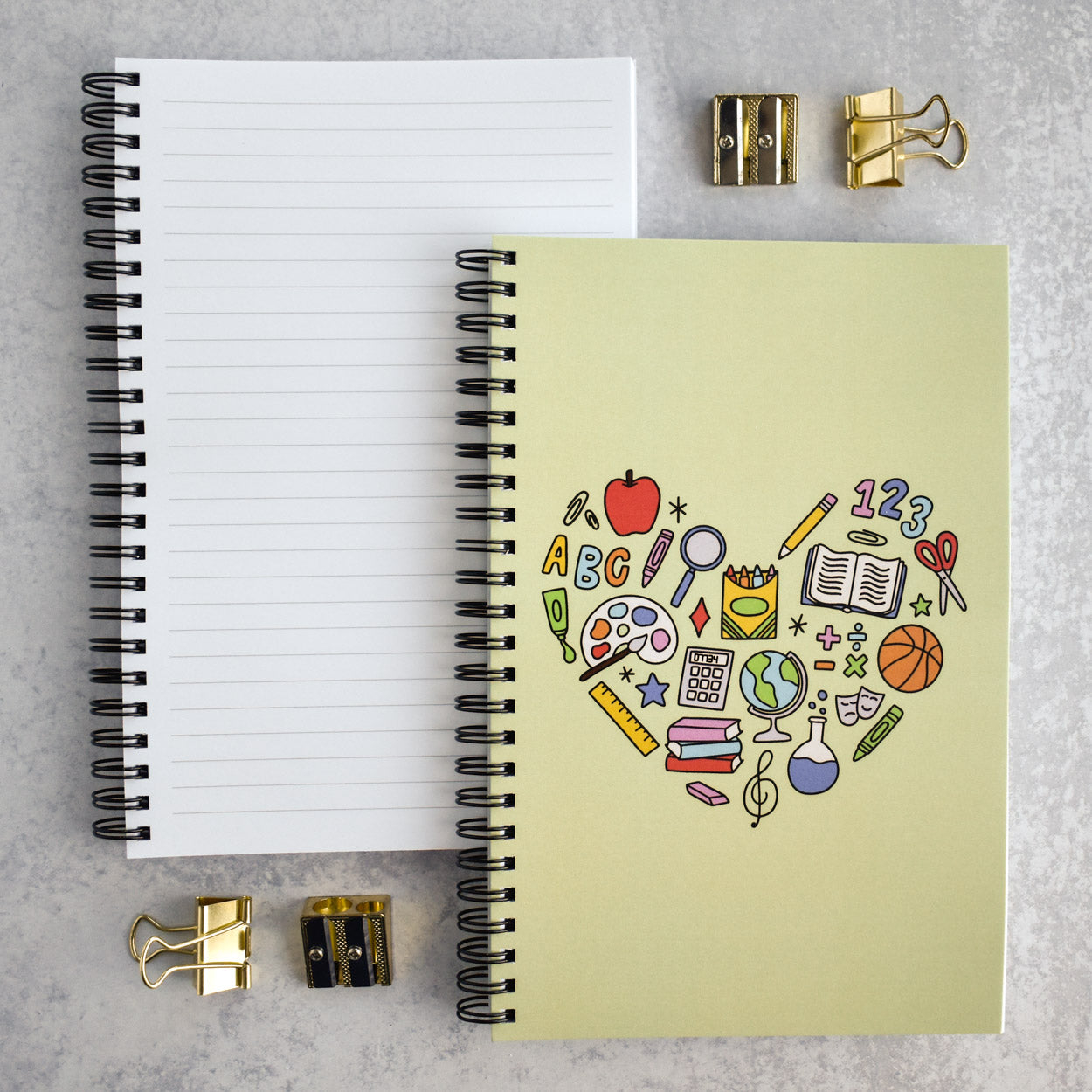 School Heart Notebook