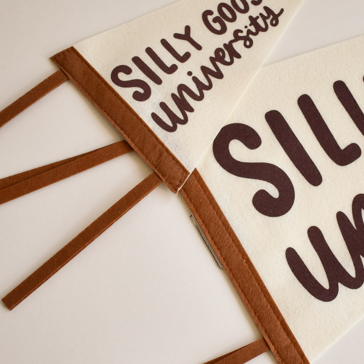 Silly Goose University Pennant Flag