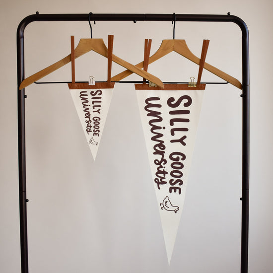 Silly Goose University Pennant Flag