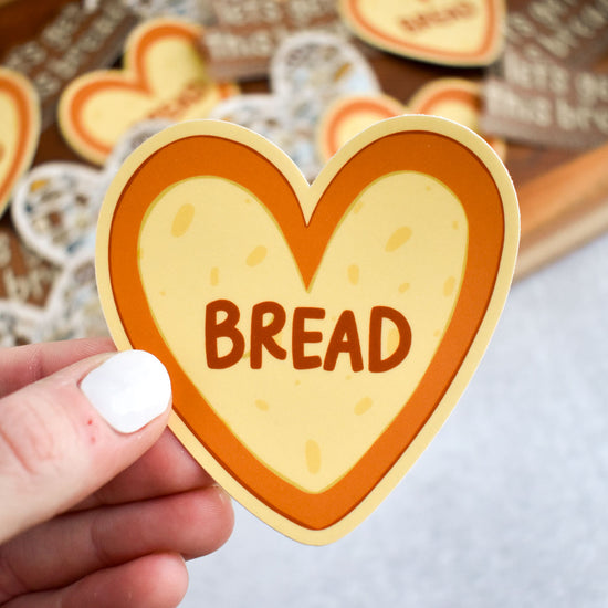 Bread Heart Sticker