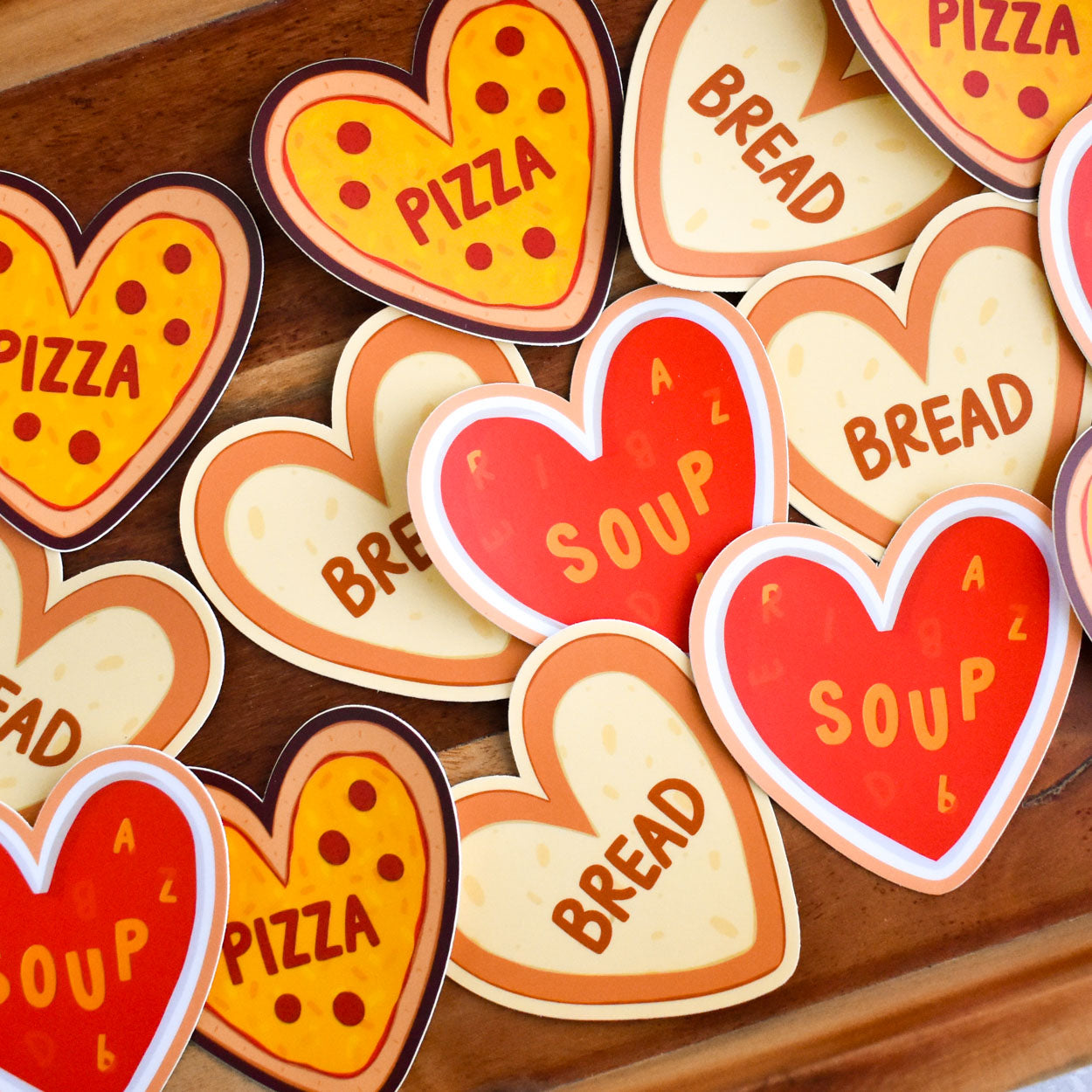 Pizza Heart Sticker