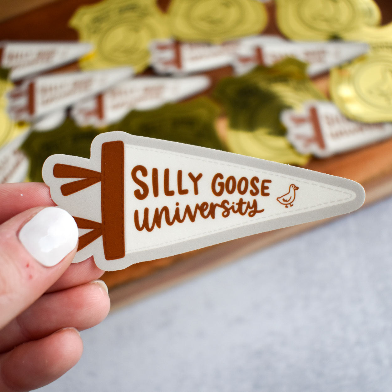 Silly Goose University Sticker