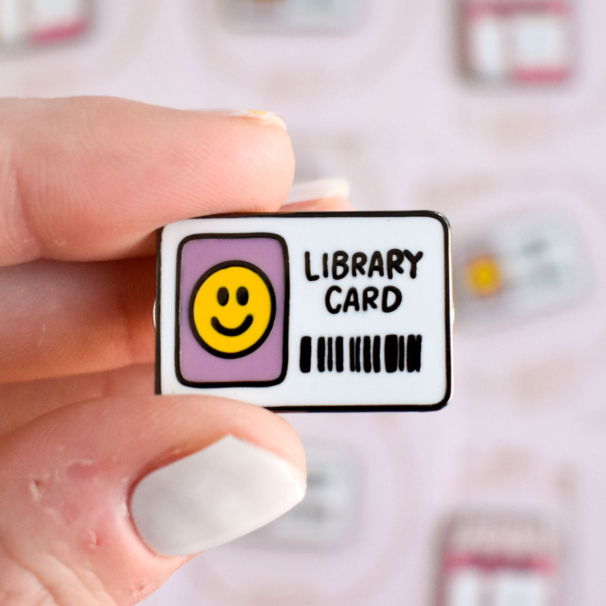 Library Card Pin