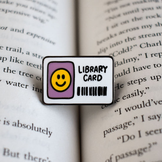 Library Card Pin