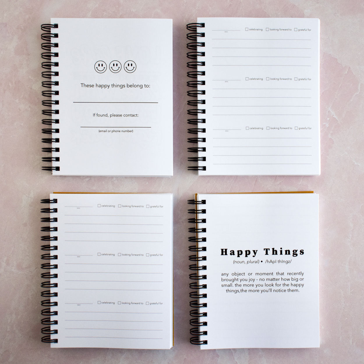 Happy Things Club Mini Gratitude Journal