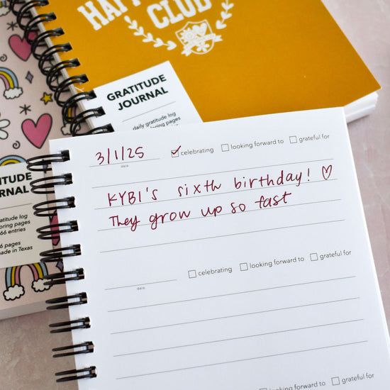 Happy Things Club Mini Gratitude Journal