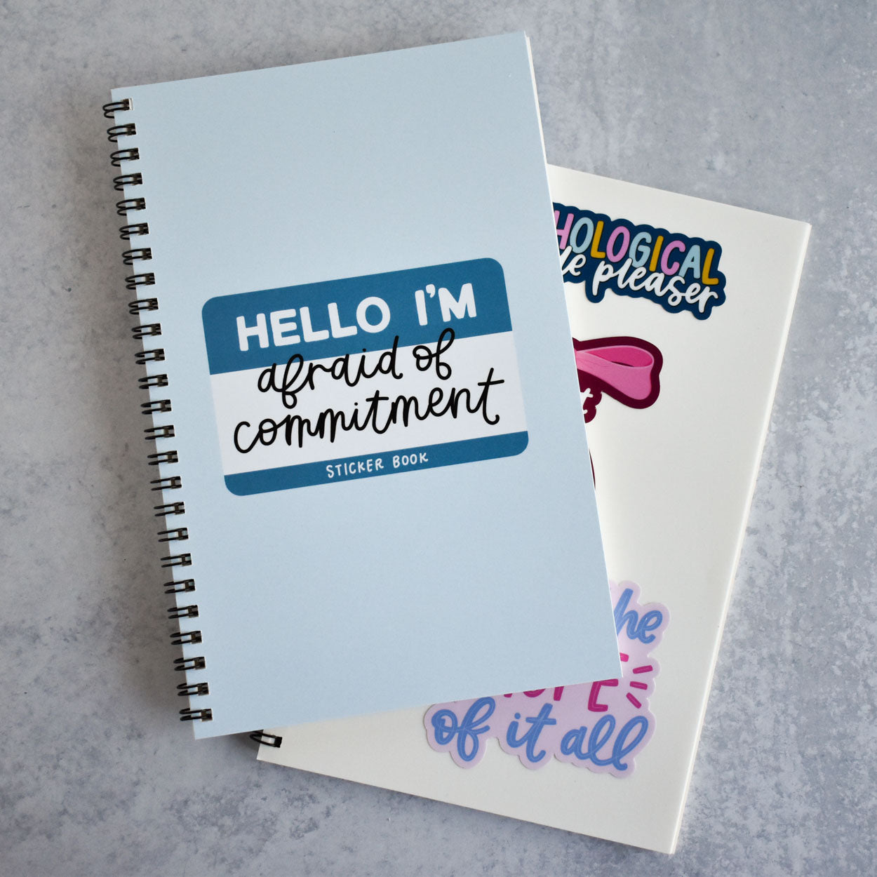 Afraid Of Commitment Sticker Book