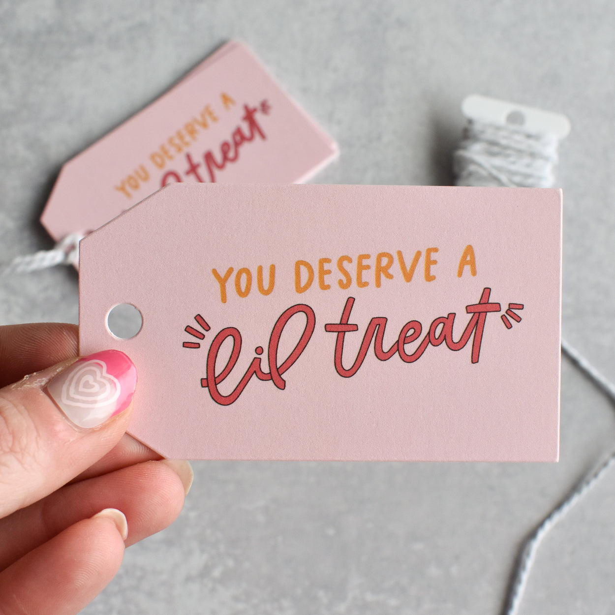 You Deserve A Lil Treat Gift Tags